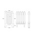 CA-RB530-LINE00 - Carron Ribbon 4 Column Cast Iron Radiator H530mm x W1383mm CA-RB530-LINE00 - Carron Ribbon 4 Column Cast Iron Radiator H530mm x W1383mm