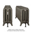 CA-RB530-ALT00 - Carron Ribbon 4 Column Cast Iron Radiator H530mm x W1809mm CA-RB530-ALT00 - Carron Ribbon 4 Column Cast Iron Radiator H530mm x W1809mm