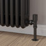 M-MAN-006-AG-A-PIP-LS02 - Marvine Modern Manual Angled Anthracite Radiator Valves With Sleeves M-MAN-006-AG-A-PIP-LS02 - Marvine Modern Manual Angled Anthracite Radiator Valves With Sleeves