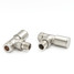 M-MAN-006-AG-SN-ALT01 - Marvine Modern Manual Angled Brushed Satin Nickel Radiator Valves With Sleeves M-MAN-006-AG-SN-ALT01 - Marvine Modern Manual Angled Brushed Satin Nickel Radiator Valves With Sleeves