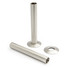 A-PIP-500-130-SN - Marvine Modern Manual Angled Brushed Satin Nickel Radiator Valves With Sleeves A-PIP-500-130-SN - Marvine Modern Manual Angled Brushed Satin Nickel Radiator Valves With Sleeves