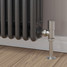 M-MAN-006-AG-SN-PIP-LS02 - Marvine Modern Manual Angled Brushed Satin Nickel Radiator Valves With Sleeves M-MAN-006-AG-SN-PIP-LS02 - Marvine Modern Manual Angled Brushed Satin Nickel Radiator Valves With Sleeves