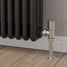 M-MAN-006-AG-SN-PIP-LS03 - Marvine Modern Manual Angled Brushed Satin Nickel Radiator Valves With Sleeves M-MAN-006-AG-SN-PIP-LS03 - Marvine Modern Manual Angled Brushed Satin Nickel Radiator Valves With Sleeves