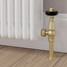 T-TRV-019-AG-BB-PIP-LS02 - Flatford Traditional TRV Angled Brushed Brass Thermostatic Radiator Valves With Sleeves T-TRV-019-AG-BB-PIP-LS02 - Flatford Traditional TRV Angled Brushed Brass Thermostatic Radiator Valves With Sleeves