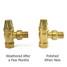 T-TRV-058-AG-UB-ALT03 - Petworth Traditional TRV Angled Unlacquered Brass Thermostatic Radiator Valves With Sleeves T-TRV-058-AG-UB-ALT03 - Petworth Traditional TRV Angled Unlacquered Brass Thermostatic Radiator Valves With Sleeves