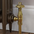 T-TRV-058-AG-UB-CU00 - Petworth Traditional TRV Angled Unlacquered Brass Thermostatic Radiator Valves With Sleeves T-TRV-058-AG-UB-CU00 - Petworth Traditional TRV Angled Unlacquered Brass Thermostatic Radiator Valves With Sleeves