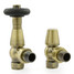 T-TRV-068-AG-AB-ALT00 - Jarrow Traditional TRV Angled Antique Brass Thermostatic Radiator Valves With Sleeves T-TRV-068-AG-AB-ALT00 - Jarrow Traditional TRV Angled Antique Brass Thermostatic Radiator Valves With Sleeves