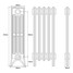 CA-RA4810-LINE00 - Carron Rathmell 4 Column Cast Iron Radiator H810 x W468mm CA-RA4810-LINE00 - Carron Rathmell 4 Column Cast Iron Radiator H810 x W468mm