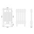 CA-RA6460-LINE00 - Carron Rathmell 6 Column Cast Iron Radiator H460 x W1735mm CA-RA6460-LINE00 - Carron Rathmell 6 Column Cast Iron Radiator H460 x W1735mm
