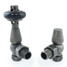 T-MAN-021-AG-PEW - Eastbury Traditional Manual Angled Pewter Radiator Valves With Sleeves T-MAN-021-AG-PEW - Eastbury Traditional Manual Angled Pewter Radiator Valves With Sleeves