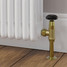 T-MAN-066-AG-B-PIP-LS03 - Buckland Traditional Manual Angled Brass Radiator Valves With Sleeves T-MAN-066-AG-B-PIP-LS03 - Buckland Traditional Manual Angled Brass Radiator Valves With Sleeves