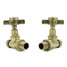 T-MAN-065-ST-AB - Winkworth Traditional Manual Straight Antique Brass Radiator Valves With Sleeves T-MAN-065-ST-AB - Winkworth Traditional Manual Straight Antique Brass Radiator Valves With Sleeves