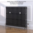 CI-GV3745-16-MET-NAT-CAST-LS01 - Gasta Victorian 3 Column Cast Iron Radiator H745mm x W1016mm CI-GV3745-16-MET-NAT-CAST-LS01 - Gasta Victorian 3 Column Cast Iron Radiator H745mm x W1016mm