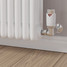 M-TRV-073-CR-W-PIP-LS00 - Ramone Modern TRV Corner White Thermostatic Radiator Valves with Sleeves M-TRV-073-CR-W-PIP-LS00 - Ramone Modern TRV Corner White Thermostatic Radiator Valves with Sleeves