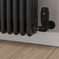 M-TRV-073-CR-SB-PIP-LS01 - Ramone Modern TRV Corner Satin Black Radiator Valves With Sleeves M-TRV-073-CR-SB-PIP-LS01 - Ramone Modern TRV Corner Satin Black Radiator Valves With Sleeves