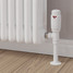 M-TRV-071-AG-WW-PIP-LS00 - Ramone Modern TRV Angled All White Thermostatic Radiator Valves M-TRV-071-AG-WW-PIP-LS00 - Ramone Modern TRV Angled All White Thermostatic Radiator Valves