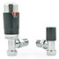 M-TRV-074-AG-CA-ALT00 - Exeter Modern TRV Angled Chrome & Anthracite Thermostatic Radiator Valves M-TRV-074-AG-CA-ALT00 - Exeter Modern TRV Angled Chrome & Anthracite Thermostatic Radiator Valves
