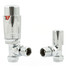 M-TRV-074-AG-CC - Exeter Modern TRV Angled Chrome Thermostatic Radiator Valves With Sleeves M-TRV-074-AG-CC - Exeter Modern TRV Angled Chrome Thermostatic Radiator Valves With Sleeves