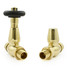 T-TRV-077-ST-UB - Jarrow Traditional TRV Straight Unlacquered Brass Thermostatic Radiator Valves T-TRV-077-ST-UB - Jarrow Traditional TRV Straight Unlacquered Brass Thermostatic Radiator Valves