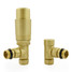 M-TRV-071-AG-BB-ALT01 - Ramone Modern TRV Angled Brushed Brass Thermostatic Radiator Valves With Sleeves M-TRV-071-AG-BB-ALT01 - Ramone Modern TRV Angled Brushed Brass Thermostatic Radiator Valves With Sleeves