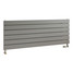 EU-EMAH-445-1200-S - Eucotherm Mars Horizontal Flat Panel Silver Radiator H445mm X W1200mm EU-EMAH-445-1200-S - Eucotherm Mars Horizontal Flat Panel Silver Radiator H445mm X W1200mm