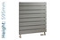 EU-EMAH-595-600-S-TH - Eucotherm Mars Horizontal Flat Panel Silver Radiator H595mm X W600mm EU-EMAH-595-600-S-TH - Eucotherm Mars Horizontal Flat Panel Silver Radiator H595mm X W600mm