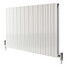AP-MAGFR-WH-ALT00 - Apollo Magenta Flat Aluminium Designer White Double Horizontal Radiator H300mm X W955mm AP-MAGFR-WH-ALT00 - Apollo Magenta Flat Aluminium Designer White Double Horizontal Radiator H300mm X W955mm
