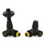 T-MAN-022-CR-SB - Eastbury Traditional Corner Satin Black Manual Radiator Valves T-MAN-022-CR-SB - Eastbury Traditional Corner Satin Black Manual Radiator Valves