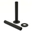 A-PIP-500-130-SB - Eastbury Traditional Corner Satin Black Manual Radiator Valves With Sleeves A-PIP-500-130-SB - Eastbury Traditional Corner Satin Black Manual Radiator Valves With Sleeves