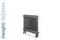 PA-ELIZ-500-TH - Paladin Elizabethan 2 Column Cast Iron Radiator H500mm X W2465mm PA-ELIZ-500-TH - Paladin Elizabethan 2 Column Cast Iron Radiator H500mm X W2465mm