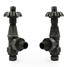 T-MAN-028P-AG-PEW - Arlington Traditional Manual Angled Pewter Radiator Valve Pair T-MAN-028P-AG-PEW - Arlington Traditional Manual Angled Pewter Radiator Valve Pair