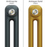 TE2-C-COLOUR-SWATCH-001 - Trade Essentials Colour 2 Column Vertical Radiator H1800mm X W392mm TE2-C-COLOUR-SWATCH-001 - Trade Essentials Colour 2 Column Vertical Radiator H1800mm X W392mm