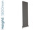 AP-MAGC18H4S-ANT-TH - Apollo Magenta Curve Aluminium Designer Anthracite Double Vertical Radiator H1800mm X W475mm AP-MAGC18H4S-ANT-TH - Apollo Magenta Curve Aluminium Designer Anthracite Double Vertical Radiator H1800mm X W475mm