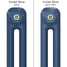 CT2-C-COLOUR-SWATCH-BLUE-001 - Classic Blue 2 Column Radiator H500mm x W622mm CT2-C-COLOUR-SWATCH-BLUE-001 - Classic Blue 2 Column Radiator H500mm x W622mm