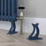 CT2-C-CAST-FEET-BLUE-GLOSS - Classic Blue 2 Column Radiator H500mm x W806mm CT2-C-CAST-FEET-BLUE-GLOSS - Classic Blue 2 Column Radiator H500mm x W806mm
