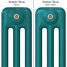 CT3-C-COLOUR-SWATCH-BLUE-010 - Classic Blue 3 Column Radiator H400mm x W990mm CT3-C-COLOUR-SWATCH-BLUE-010 - Classic Blue 3 Column Radiator H400mm x W990mm