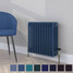 CT4-C-500-BLUE-TH - Classic Blue 4 Column Radiator H500mm x W1220mm CT4-C-500-BLUE-TH - Classic Blue 4 Column Radiator H500mm x W1220mm