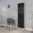 CT2-C-1800-BLACK-GREY-LS00 - Classic Black 2 Column Vertical Radiator H1800mm x W300mm CT2-C-1800-BLACK-GREY-LS00 - Classic Black 2 Column Vertical Radiator H1800mm x W300mm