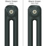 CT2-C-COLOUR-SWATCH-BLACK-003 - Classic Black 2 Column Radiator H600mm x W1220mm CT2-C-COLOUR-SWATCH-BLACK-003 - Classic Black 2 Column Radiator H600mm x W1220mm