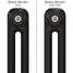 CT2-C-COLOUR-SWATCH-BLACK-006 - Classic Black 2 Column Radiator H600mm x W1220mm CT2-C-COLOUR-SWATCH-BLACK-006 - Classic Black 2 Column Radiator H600mm x W1220mm