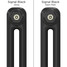 CT2-C-COLOUR-SWATCH-BLACK-007 - Classic Black 2 Column Radiator H600mm x W1220mm CT2-C-COLOUR-SWATCH-BLACK-007 - Classic Black 2 Column Radiator H600mm x W1220mm