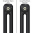 CT2-C-COLOUR-SWATCH-BLACK-009 - Classic Black 2 Column Radiator H600mm x W1220mm CT2-C-COLOUR-SWATCH-BLACK-009 - Classic Black 2 Column Radiator H600mm x W1220mm