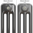 CT3-C-COLOUR-SWATCH-BLACK-006 - Classic Black 3 Column Vertical Radiator H1800mm x W300mm CT3-C-COLOUR-SWATCH-BLACK-006 - Classic Black 3 Column Vertical Radiator H1800mm x W300mm