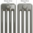 CT4-C-COLOUR-SWATCH-BLACK-004 - Classic Black 4 Column Radiator H500mm x W1220mm CT4-C-COLOUR-SWATCH-BLACK-004 - Classic Black 4 Column Radiator H500mm x W1220mm