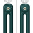 CT2-C-COLOUR-SWATCH-GREEN-002 - Classic Green 2 Column Vertical Radiator H1800mm x W392mm CT2-C-COLOUR-SWATCH-GREEN-002 - Classic Green 2 Column Vertical Radiator H1800mm x W392mm