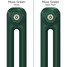 CT2-C-COLOUR-SWATCH-GREEN-003 - Classic Green 2 Column Radiator H500mm x W622mm CT2-C-COLOUR-SWATCH-GREEN-003 - Classic Green 2 Column Radiator H500mm x W622mm