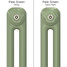 CT2-C-COLOUR-SWATCH-GREEN-007 - Classic Green 2 Column Radiator H500mm x W622mm CT2-C-COLOUR-SWATCH-GREEN-007 - Classic Green 2 Column Radiator H500mm x W622mm