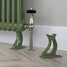 CT2-C-CAST-FEET-GREEN-GLOSS - Classic Green 2 Column Radiator H500mm x W622mm CT2-C-CAST-FEET-GREEN-GLOSS - Classic Green 2 Column Radiator H500mm x W622mm