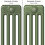 CT4-C-COLOUR-SWATCH-GREEN-004 - Classic Green 4 Column Radiator H500mm x W1220mm CT4-C-COLOUR-SWATCH-GREEN-004 - Classic Green 4 Column Radiator H500mm x W1220mm