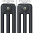 CT3-C-COLOUR-SWATCH-GREY-004 - Classic Grey 3 Column Radiator H750mm x W622mm CT3-C-COLOUR-SWATCH-GREY-004 - Classic Grey 3 Column Radiator H750mm x W622mm